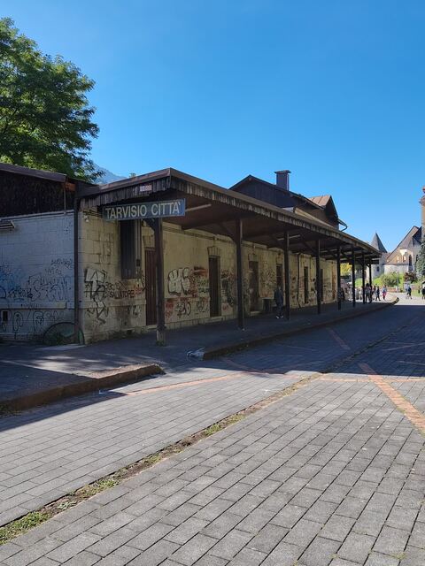 Der ehemalige Bahnhof Tarvisio Città