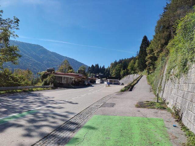 Der Grenzübergang nach Italien